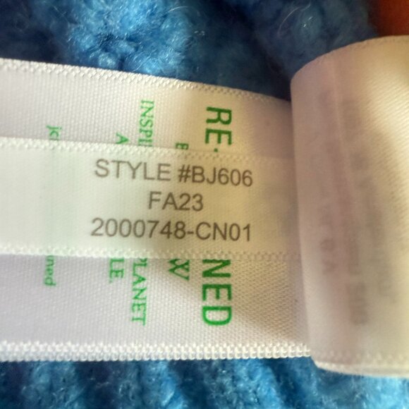 J. Crew Stretch Cable Knit Cardigan Cerulean Blue - Picture 8 of 14